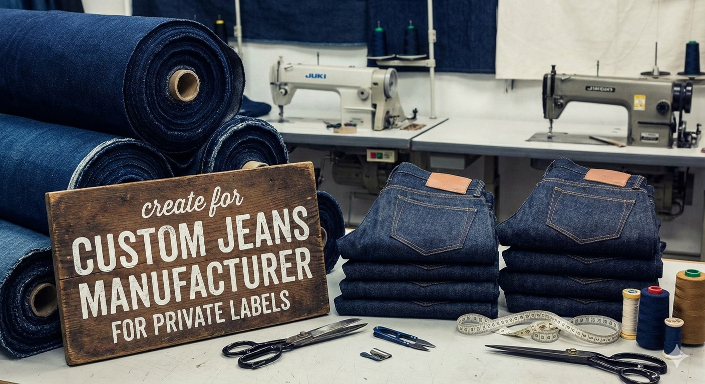 Custom Jeans Manufacturer for Private Labels