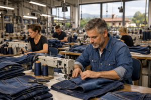 Premium men's denim jeans manufacturing for Italy private label brands