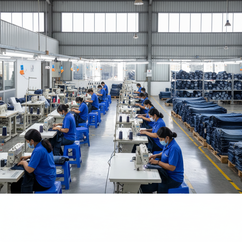 European fashion brands sourcing men’s denim jeans from India