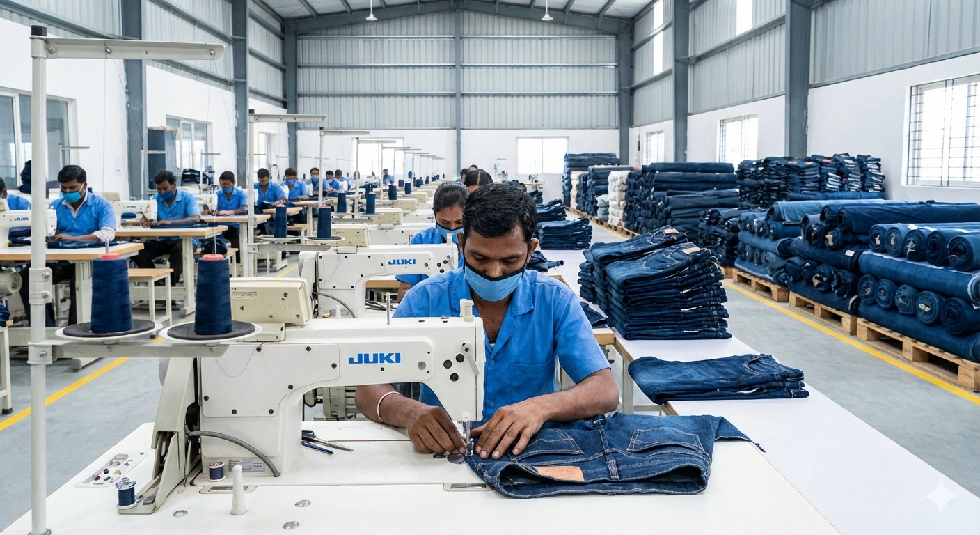 OEM jeans manufacturer in India for global denim brands
